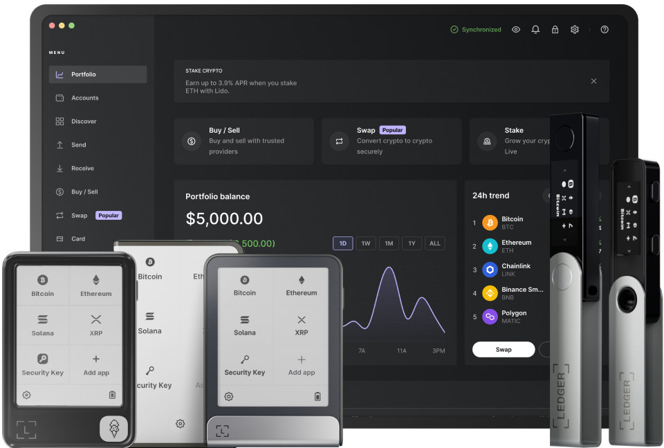 Ledger Wallet 桌面版下载界面