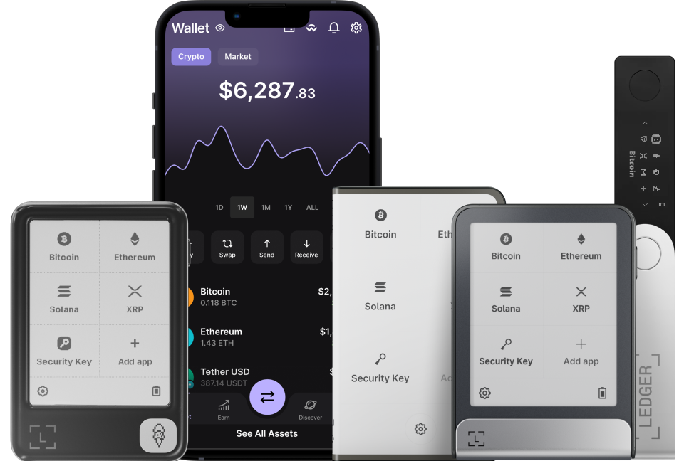 Ledger Wallet 移动版下载界面